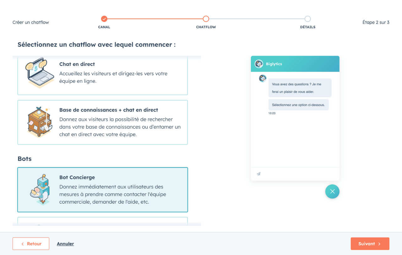 chatbot hubspot